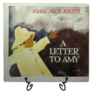 Vintage 1984 A Letter to Amy Book by Ezra Jack Keats, HC Library Binding